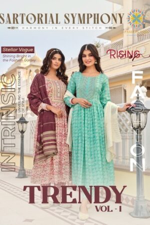 PASSION TREE TRENDY VOL 1 NYRA CUT KURTIS CATALOGUE MANUFACTURER