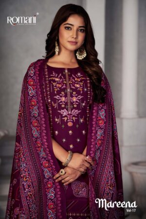 ROMANI 1081 MAREENA VOL 17 COTTON PRINTED SALWAR SUITS SUPPLIER