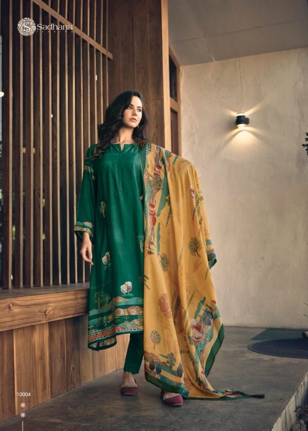 SADHANA FASHION HAVAADIS MASLIN SILK SALWAR SUITS ONLINE WHOLESALE - Image 17