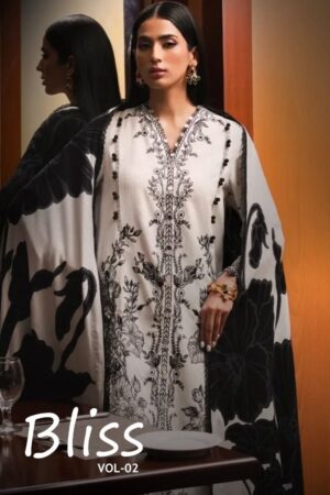 SHARADDHA DESIGNER BLISS VOL-02 PAKISTANI SUITS NEW CATALOGUE