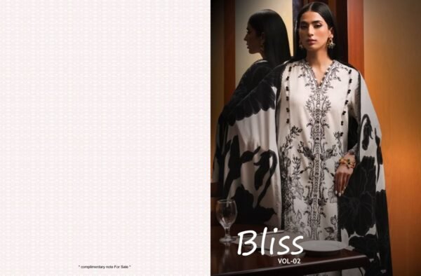 SHARADDHA DESIGNER BLISS VOL-02 PAKISTANI SUITS NEW CATALOGUE - Image 8