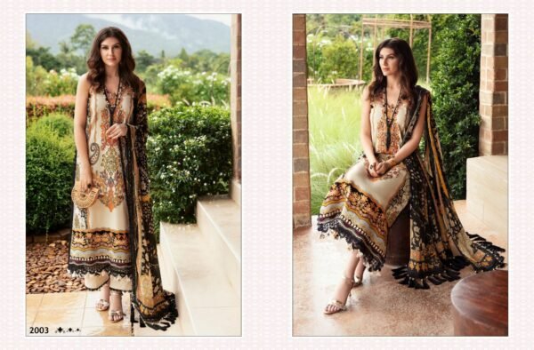 SHARADDHA DESIGNER BLISS VOL-02 PAKISTANI SUITS NEW CATALOGUE - Image 9