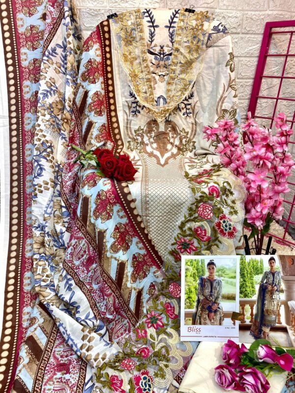 SHARADDHA DESIGNER BLISS VOL-02 PAKISTANI SUITS NEW CATALOGUE - Image 2