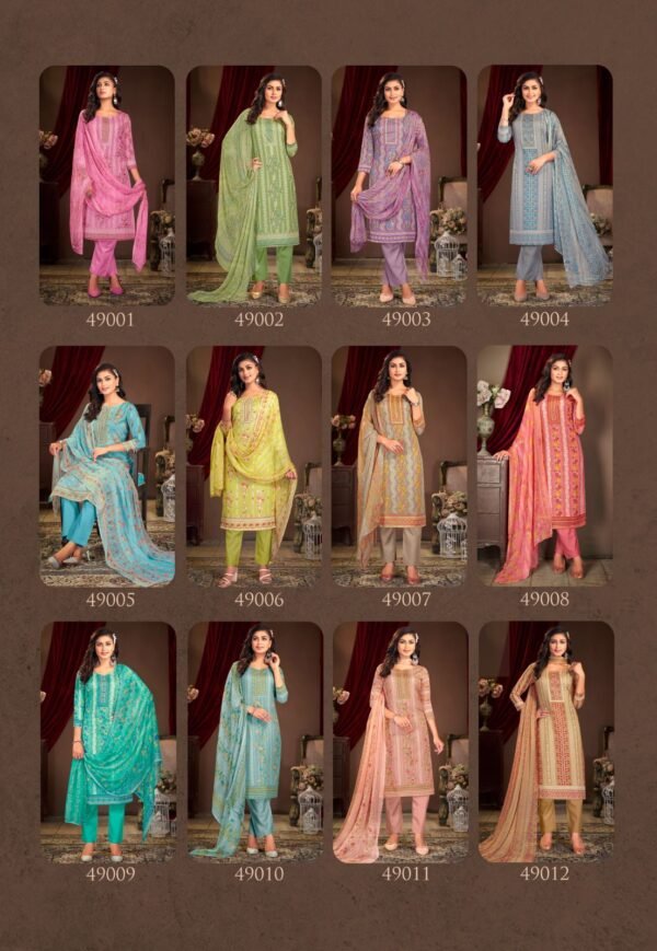 SHIV GORI SILK MILLS PANJABI KUDI VOL-49 PREMIUM SALWAR SUITS ONLINE