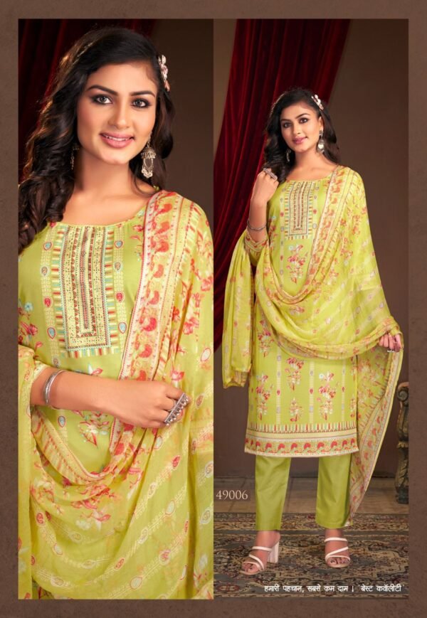 SHIV GORI SILK MILLS PANJABI KUDI VOL-49 PREMIUM SALWAR SUITS ONLINE - Image 9