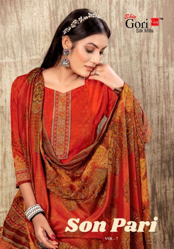 SHIV GORI SILK MILLS SONPARI VOL-7 PREMIUM COTTON DRESS MATERIAL WHOLESALE