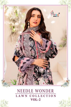 SHREE FABS 3365 TO 3367 LAWN COLLECTION VOL 2 COTTON PAKISTANI SUITS WHOLESALE