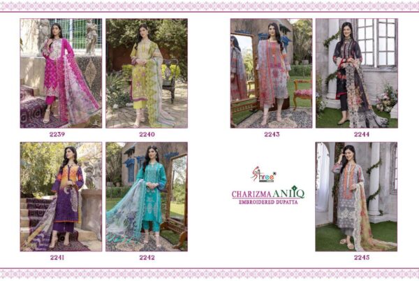 SHREE FABS CHARISMA ANIIQ EMBROIDERED SALWAR SUITS WHOLESALE