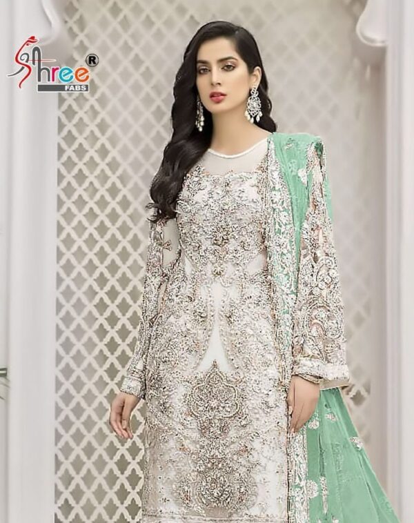 SHREE FABS K 1636 PAKISTANI GEORGETTE PAKISTANI SUITS ONLINE SHOPPING