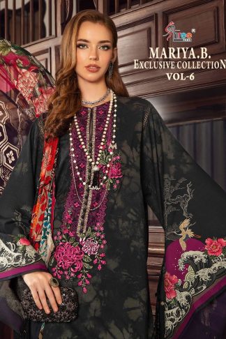 SHREE FABS MARIA B EXCLUSIVE COLLECTION VOL-06 PAKISTANI SUITS ONLINE WHOLESALE