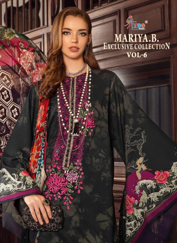 SHREE FABS MARIA B EXCLUSIVE COLLECTION VOL-06 PAKISTANI SUITS ONLINE WHOLESALE