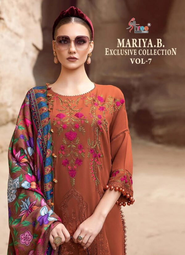 SHREE FABS MARIAB EXCLUSIVE COLLECTION VOL-07 PAKISTANI SUITS NEW CATALOGUE