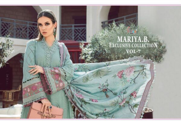 SHREE FABS MARIYA B VOL 7 COTTON PAKISTANI SUITS MANUFACTURER