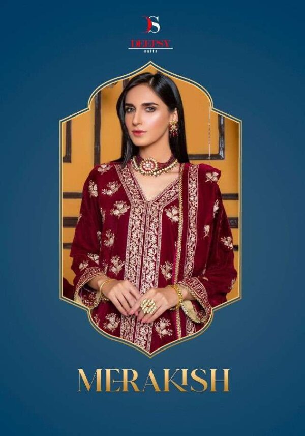 SHREE FABS MERAKISH PURE VELVET SALWAR SUITS ONLINE SUPPLIER