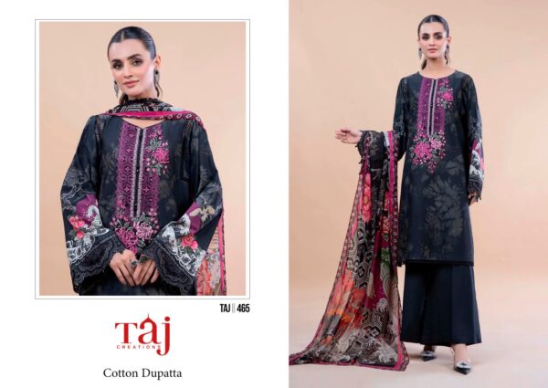 TAJ CREATIONS 465 & 466 COTTON DRESS MATERIAL ONLINE MANUFACURER