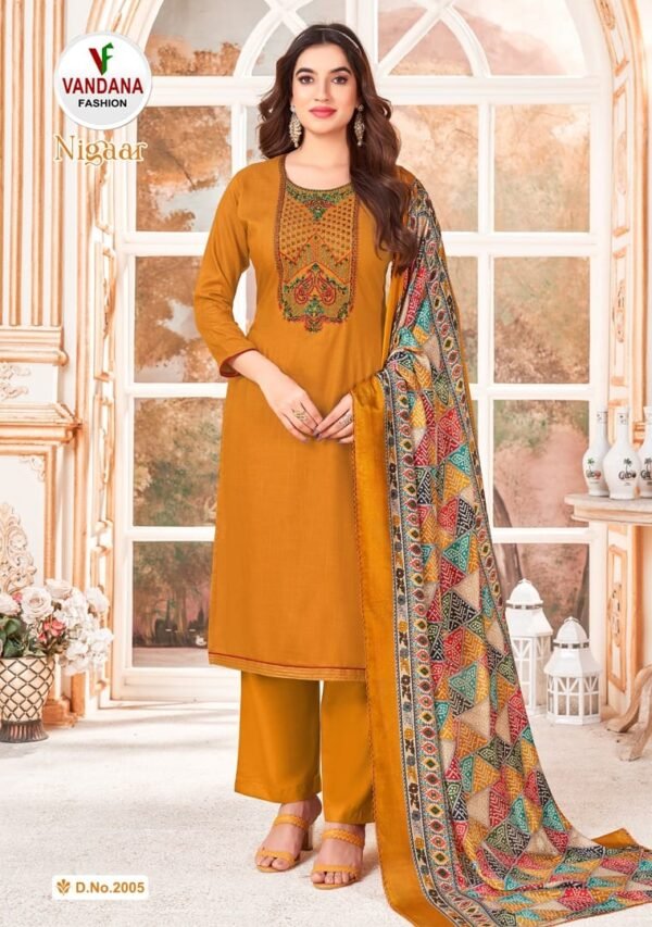 VANDANA FASHION NIGAAR VOL 2 RAYON DESIGNER SALWAR SUITS SURAT SUPPLIER - Image 7