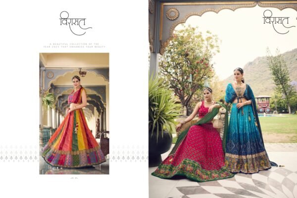 VIRASAT ARUNIMA READYMADE LEHENGA CHOLI CATALOGUE WITH PRICE - Image 15