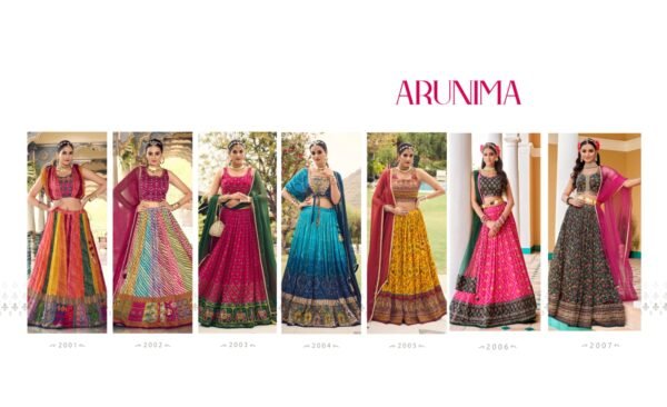 VIRASAT ARUNIMA READYMADE LEHENGA CHOLI CATALOGUE WITH PRICE