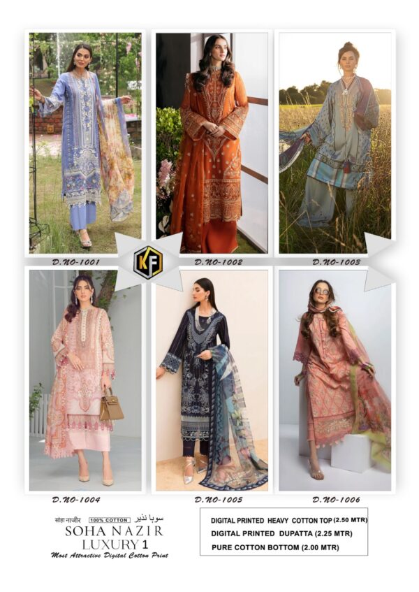 KEVAL FABS SOHA NAJIR Vol 1 COTTON WHOLESALE SALWAR SUITS ONLINE