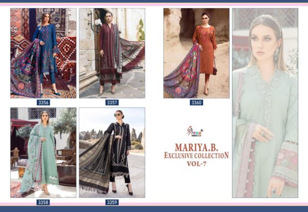 SHREE FABS MARIAB EXCLUSIVE COLLECTION VOL-07 PAKISTANI SUITS NEW CATALOGUE