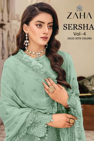 ZAHA SERSHA-VOL-4 10232 PAKISTANI SUITS NEW CATALOGUE