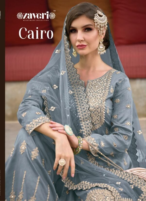 ZAVERI CAIRO 1117 TO 1120 HEAVY SILK WHOLESALE SALWAR KAMEEZ INDIA