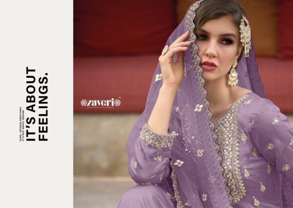 ZAVERI CAIRO 1117 TO 1120 HEAVY SILK WHOLESALE SALWAR KAMEEZ INDIA - Image 7