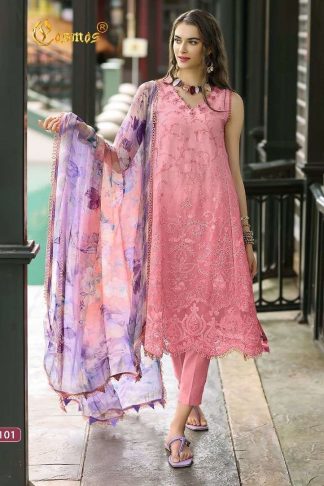 COSMOS FASHION NOOR CHIKANKAI COLLECTION PAKISTANI SUITS SUPPLIER