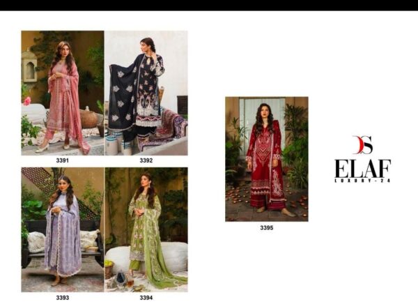 DEEPSY ELAF LUXURYL -24 RAYON COTTON PAKISTANI SUITS ONLINE WHOLESALE