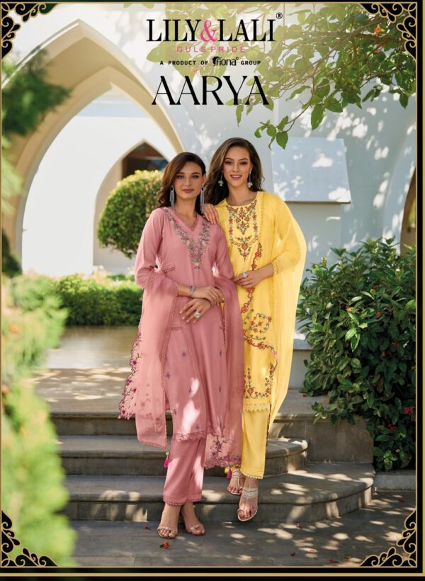 LILY & LALI AARYA PREMIUM 2024 COLLECTION READYMADE SALWAR SUITS CATALOGUE