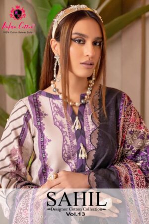 NAFISHA SAHIL DESIGNOR COTTEN COLLECTION VOL 13 PAKISTANI SUITS CATALOGUE