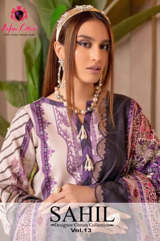 NAFISHA SAHIL DESIGNOR COTTEN COLLECTION VOL 13 PAKISTANI SUITS CATALOGUE