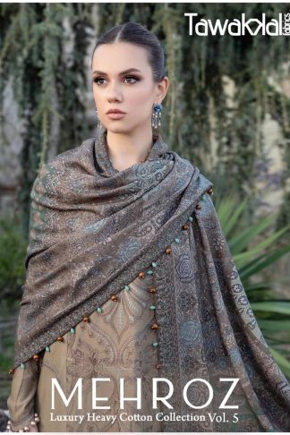 WAKKAL MEHROZ COTTON COLLECTION VOL 5 KARACHI PAKISTANI SUITS CATALOGUE