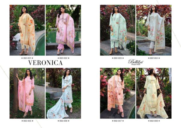 BELLIZA VERONICA 892 JAM COTTON PAKISTANI SUITS ONLINE INDIA