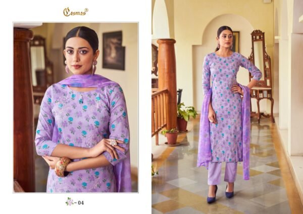 COSMOS NOOR PRINTKARI COLECTION PAKISTANI SUITS NEW CATALOGUE - Image 2