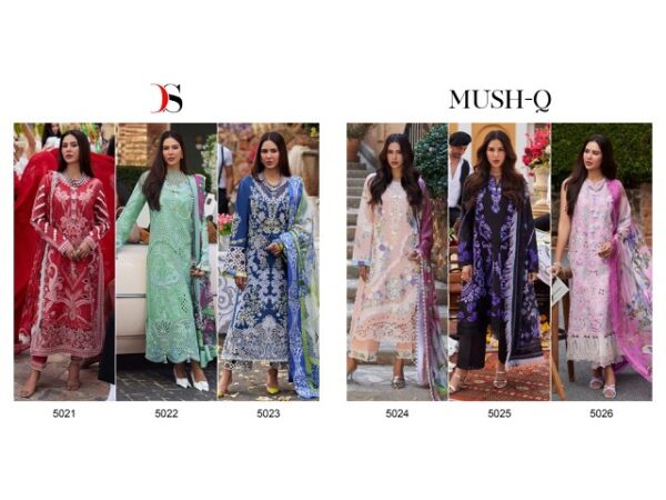 DEEPSY MUSH-Q COTTON PAKISTANI SALWAR SUITS WHOLESALE