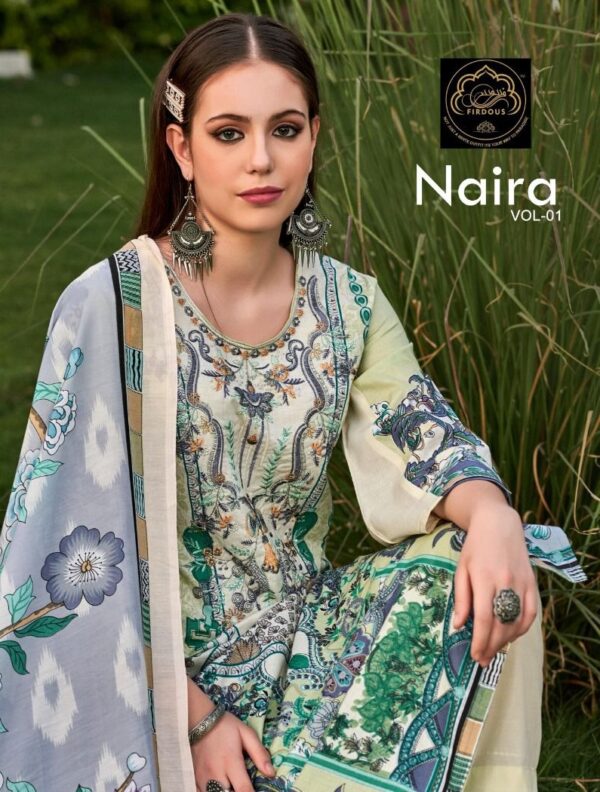 FIRDOUS NAIRA VOL-1 1001 TO 1006 PAKISTANI SALWAR SUITS CATALOGUE WITH PRICE