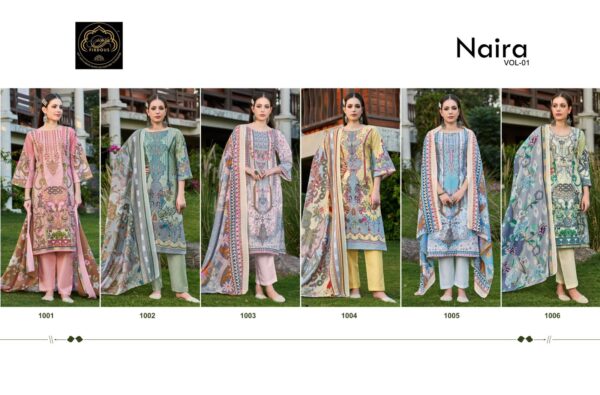 FIRDOUS NAIRA VOL-1 1001 TO 1006 PAKISTANI SALWAR SUITS CATALOGUE WITH PRICE