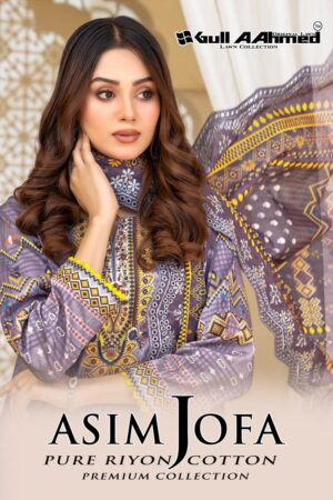 GULL AAHMED ASIM JOFA PURE RIYON COTTON PREMIUM COLLECTION SUITS
