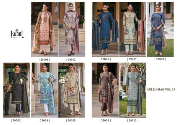 ISHAAL PRINTS GULMOHAR VOL-29 LAWN WHOLESALE SUITS ONLINE
