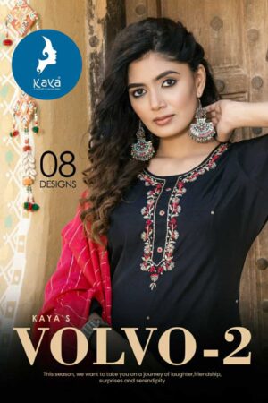 KAYA VOLVO 2 READYMADE DESIGNER KURTI WHOLESALE PRICE
