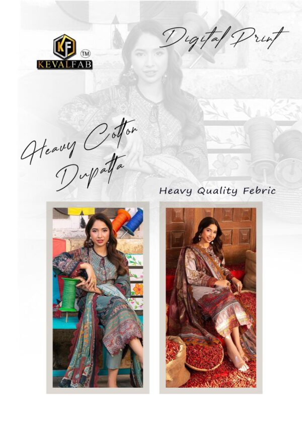 FIRDOUS ADAN LIBAS 1001 & 1004 LAWN PAKISTANI SUITS NEW CATALOGUE