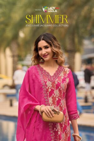 LADY LEELA SHIMMER EXCLUSIVE JACQUARD COLLECTION WHOLESALE SALWAR KAMEEZ