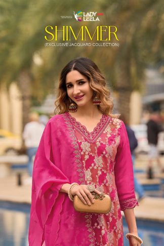 LADY LEELA SHIMMER EXCLUSIVE JACQUARD COLLECTION WHOLESALE SALWAR KAMEEZ
