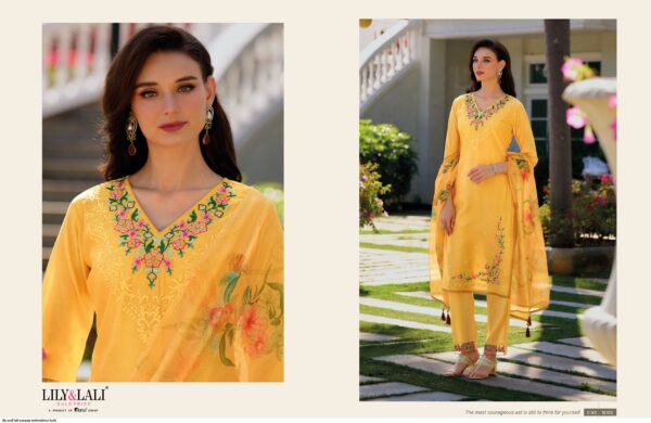 LILY & LALI NAVYAA LAUNCH PREMIUM EMBROIDERED READYMADE SUIT WHOLESALE