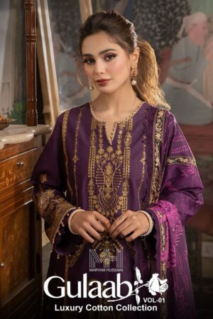 MARYAM HUSSAIN GULAAB VOL-1 KARACHI PAKISTANI SALWAR SUITS DESIGN