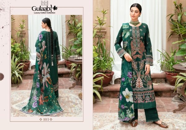 MARYAM HUSSAIN GULAAB VOL-1 KARACHI PAKISTANI SALWAR SUITS DESIGN - Image 10