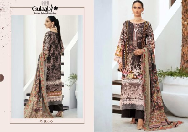 MARYAM HUSSAIN GULAAB VOL-1 KARACHI PAKISTANI SALWAR SUITS DESIGN - Image 5