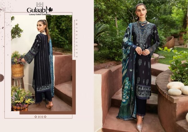 MARYAM HUSSAIN GULAAB VOL-1 KARACHI PAKISTANI SALWAR SUITS DESIGN - Image 7