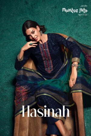 MUMTAZ ARTS HASINAH 34001 TO 34008 PURE VISCOSE WHOLESALE SUITS SURAT
